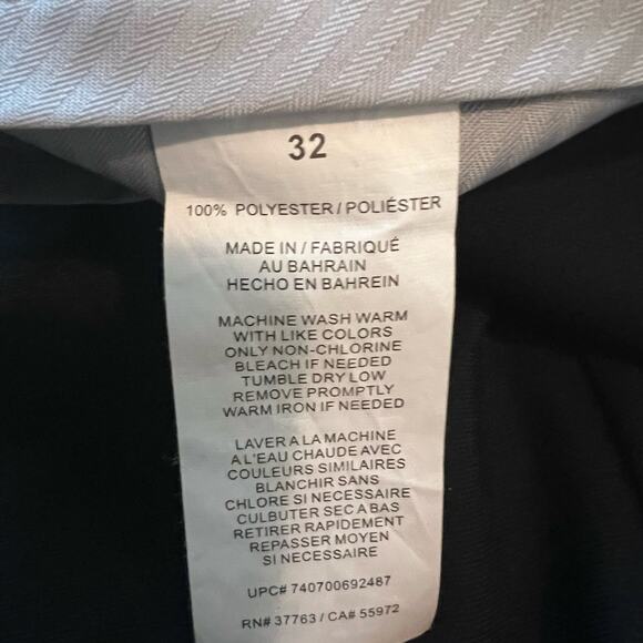 PGA Tour Mens 32 Shorts 11" Black Golf Casual Preppy Polyester Classic Pockets - Picture 7 of 8